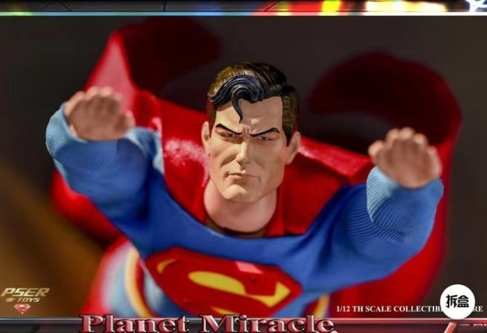 (In Stock)PSER TOYS 1/12 Superman Classic 6inch Movable Figure PSER-B003