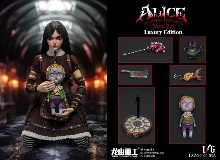 (Pre-order)Longshan Heavy Industry Alice Madness Returns 1/6 Alice Realistic Figure LSZG2024-03