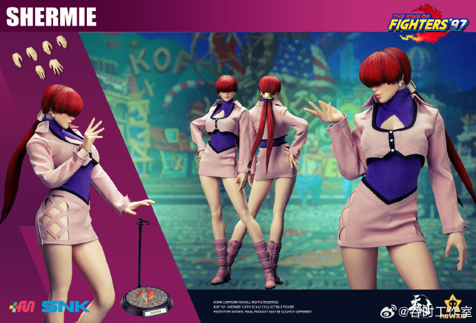 (In Stock)TUNSHI STUDIO The King of Fighters '97 1/6 Scale SHERMIE Realistic Figure TS-XZZ-007