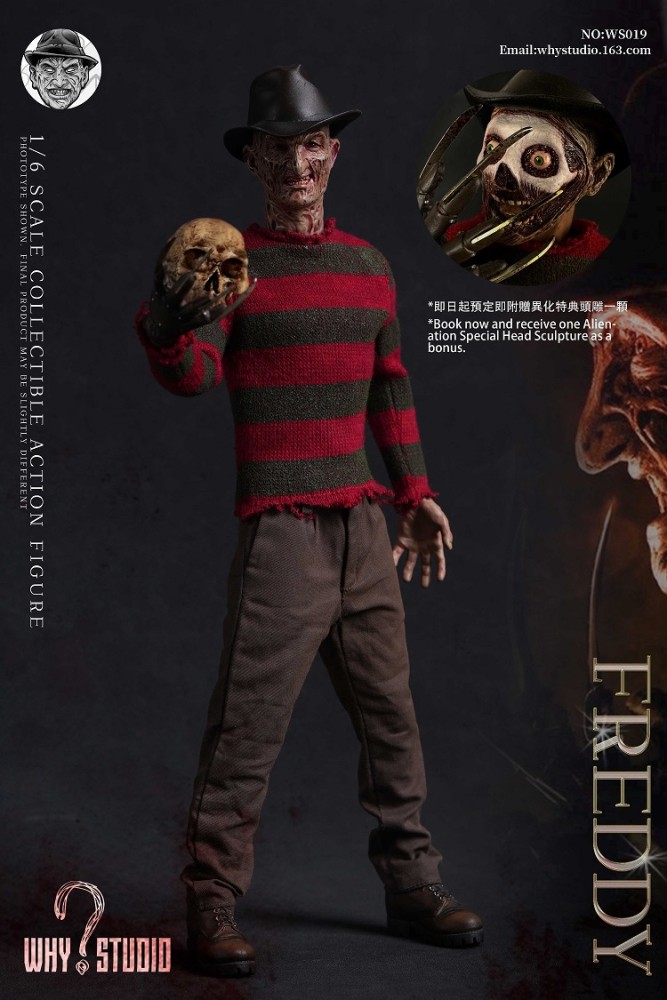 (In Stock)WHY STUDIO 1/6 Freddy Vs.Jason Realistic Figure WS018 WS019 WS020