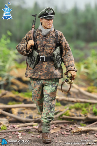 (Pre-order)DID XD80024 1/12 Palm Hero Series WWII German 12th Panzer Division Infantry Lieutenant – Rainer 6 inch Action Figure