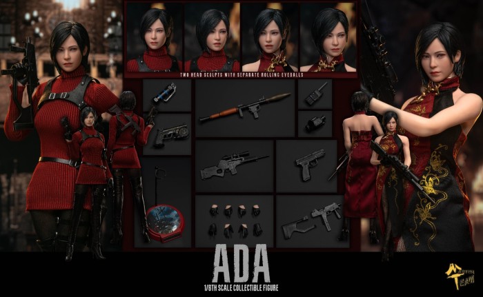 (Pre-order)MT Toys MTT018 1/6 Scale Ada Wang Double-Headed Eye-moving Cheongsam Version