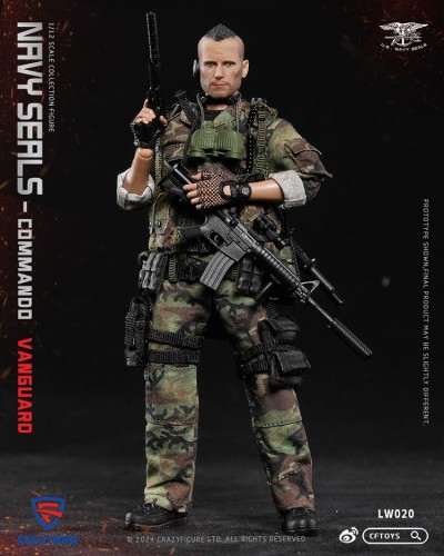 (Pre-order)CFTOYS 1/12 SEAL Special Assault Team-Top Soldier Crazy Figure LW020