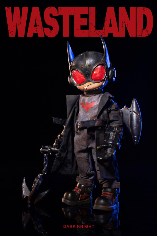 (In Stock)WeArtDoing Wasteland 8 Inch Dark Knight-Black Movable Figure