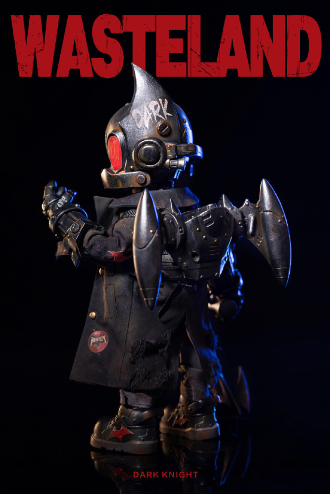 (In Stock)WeArtDoing Wasteland 8 Inch Dark Knight-Black Movable Figure