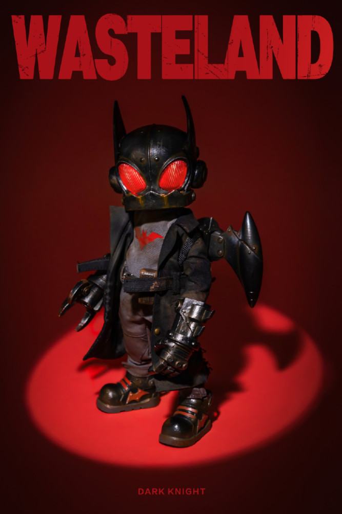 (In Stock)WeArtDoing Wasteland 8 Inch Dark Knight-Black Movable Figure