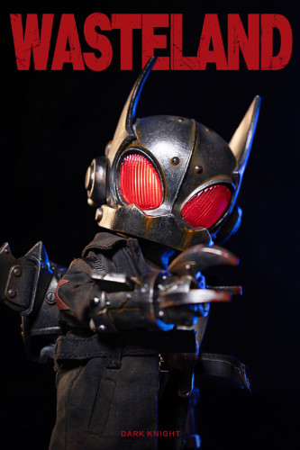 (In Stock)WeArtDoing Wasteland 8 Inch Dark Knight-Black Movable Figure