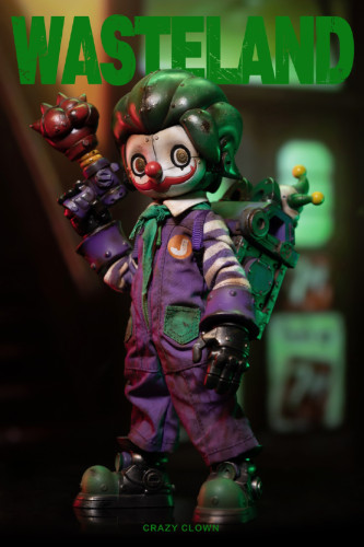 (Pre-order)WeArtDoing Wasteland 8 Inch Crazy Clown Joker Movable Figure