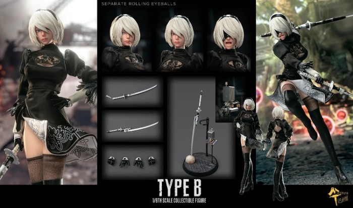 (In Stock)MT Toys MTT019 1/6 Scale 2B Realistic Figure