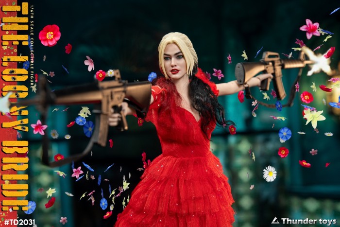 (In stock)Thunder toys TD2031 1/6 Scale Crazy Bride Movable Figure