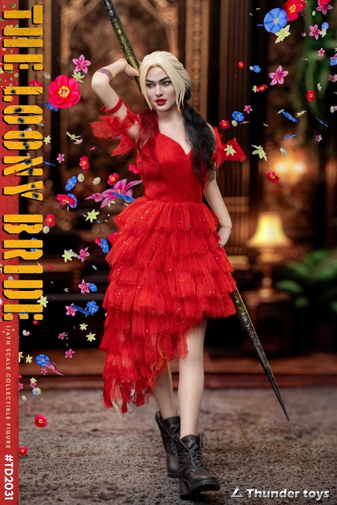 (In stock)Thunder toys TD2031 1/6 Scale Crazy Bride Movable Figure