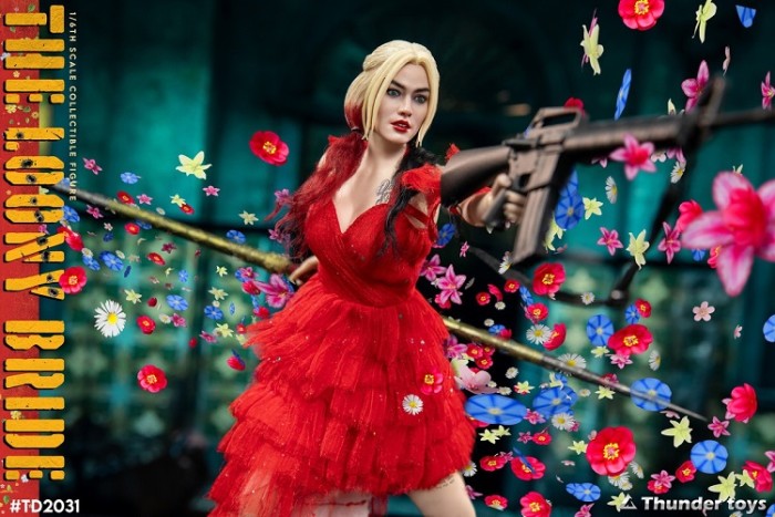 (In stock)Thunder toys TD2031 1/6 Scale Crazy Bride Movable Figure