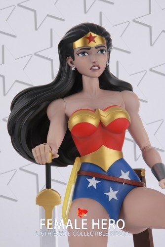 (In Stock)S Hero Wonder Woman 1/6 Action Comics Female Hero 12inch Movable Figure SH007