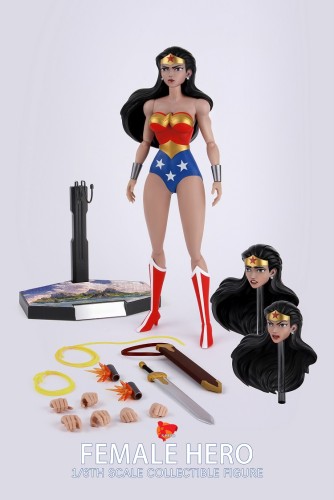 (Pre-order)S Hero Wonder Woman 1/6 Action Comics Female Hero 12inch Movable Figure SH007