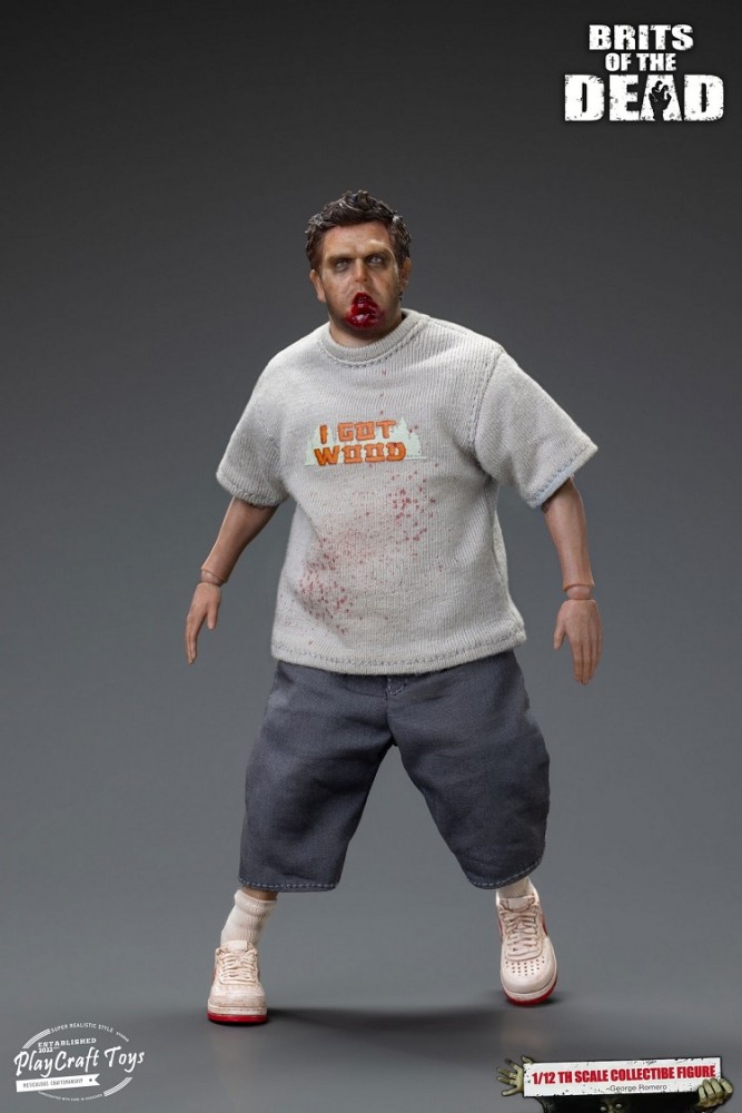 (Pre-order)Play Craft Toys Shaun of the Dead 1/12 Brits of The Dead 6 Inch Movable Figure