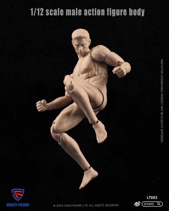 CFTOYS 1/12 Male Nude Body Crazy Figure LT003
