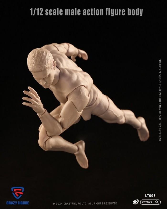 CFTOYS 1/12 Male Nude Body Crazy Figure LT003