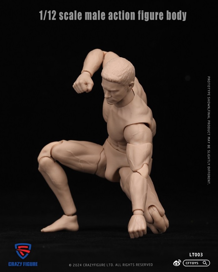 CFTOYS 1/12 Male Nude Body Crazy Figure LT003