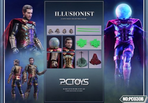 (In Stock)PC Toys Mysterio 1/12 Illusionist 6 Inch Movable Figure PC030B Deluxe Version