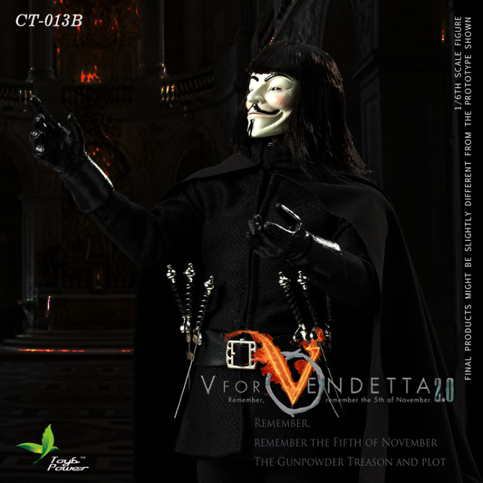 (Pre-order)Toys Power CT-013B 1/6 V for Vendetta 12 inch Action Figure