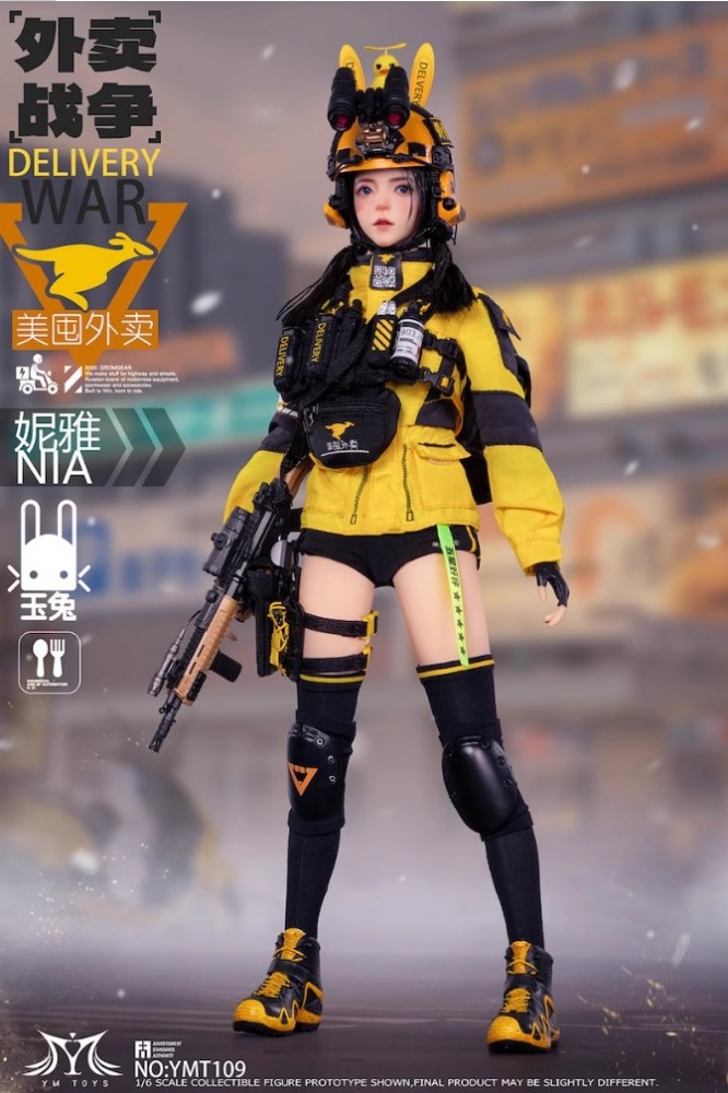 (Pre-order)YMTOYS 1/6 NIA Delivery War - Meidun Delivery Rider Niya Realistic Figure YMT109