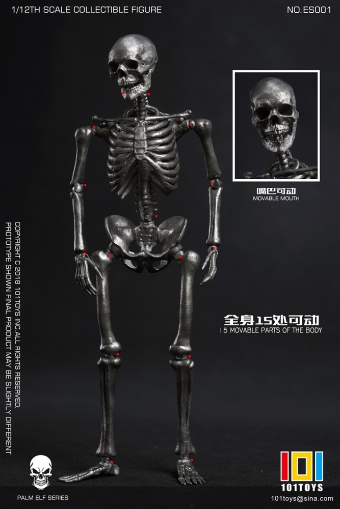 (In Stock) 101 Toys 1/12 PALM ELF SERIES SKELETON FRAME BOBY ES001/ES002