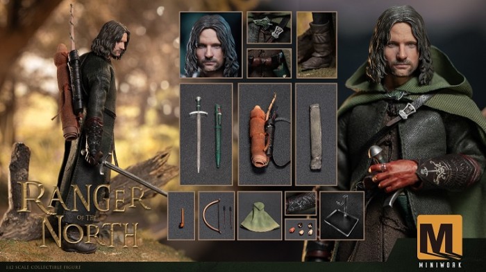 (In Stock)MiniWork 1/12 Ranger Of The North 6 Inch Movable Figure MW-001