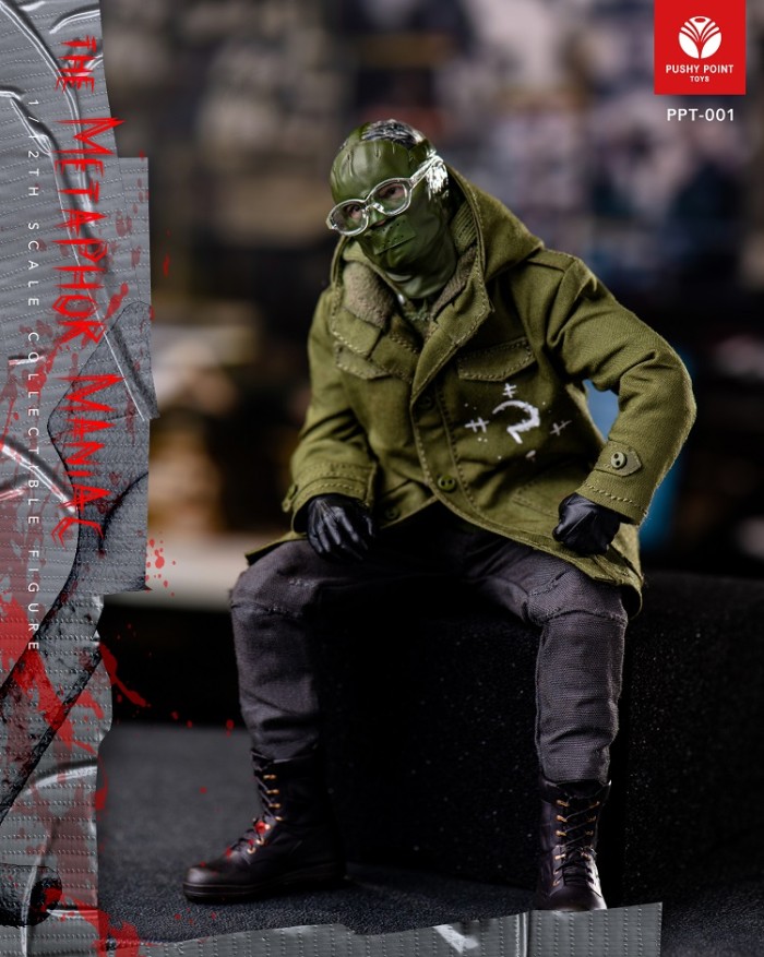 (Pre-order)Pushy Point Toys The Riddler 1/12 Metaphor Maniac Movable Figure PPT-001