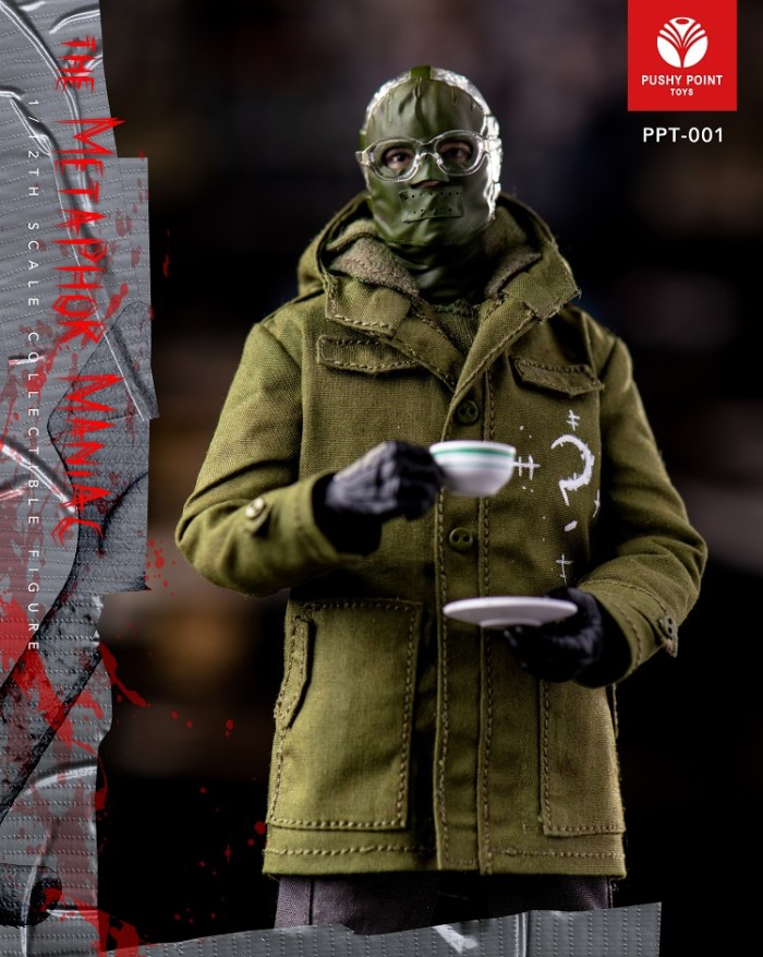 (Pre-order)Pushy Point Toys The Riddler 1/12 Metaphor Maniac Movable Figure PPT-001