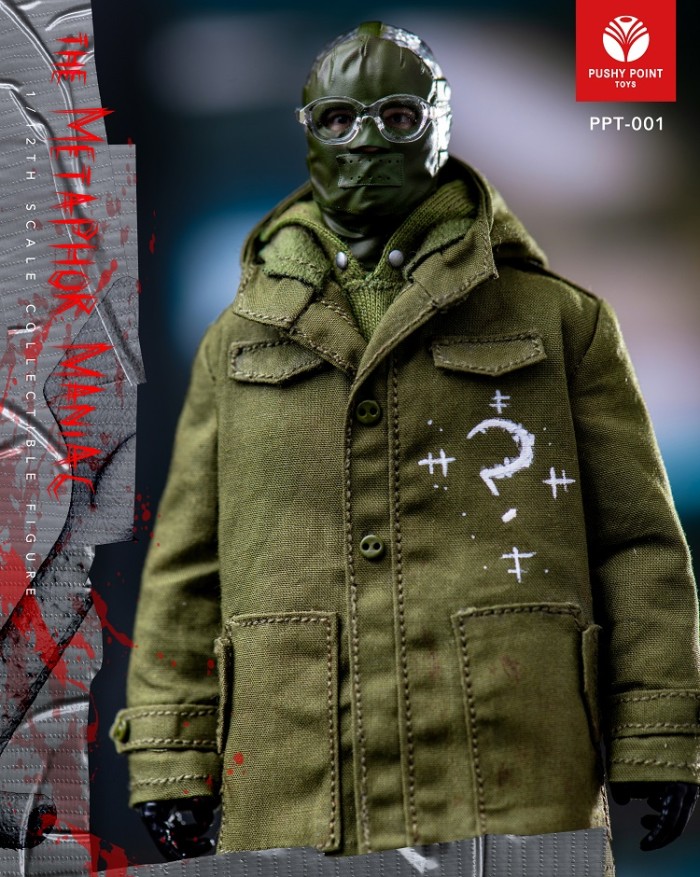 (Pre-order)Pushy Point Toys The Riddler 1/12 Metaphor Maniac Movable Figure PPT-001