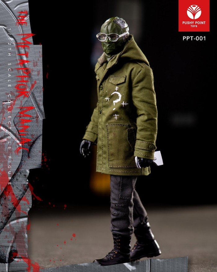 (Pre-order)Pushy Point Toys The Riddler 1/12 Metaphor Maniac Movable Figure PPT-001