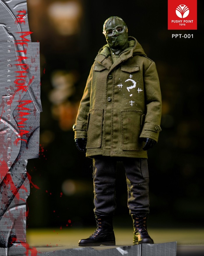 (Pre-order)Pushy Point Toys The Riddler 1/12 Metaphor Maniac Movable Figure PPT-001