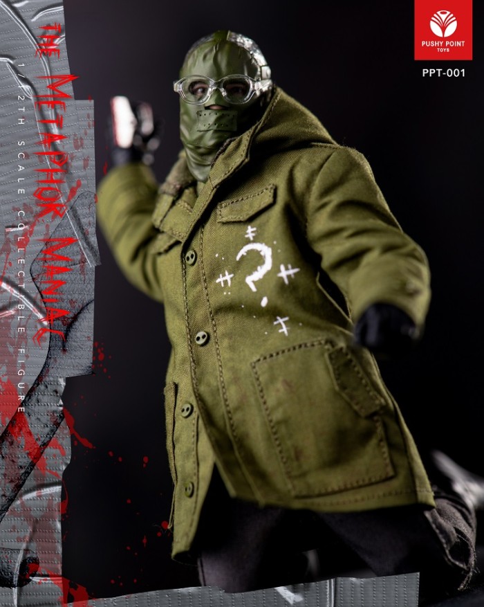 (Pre-order)Pushy Point Toys The Riddler 1/12 Metaphor Maniac Movable Figure PPT-001