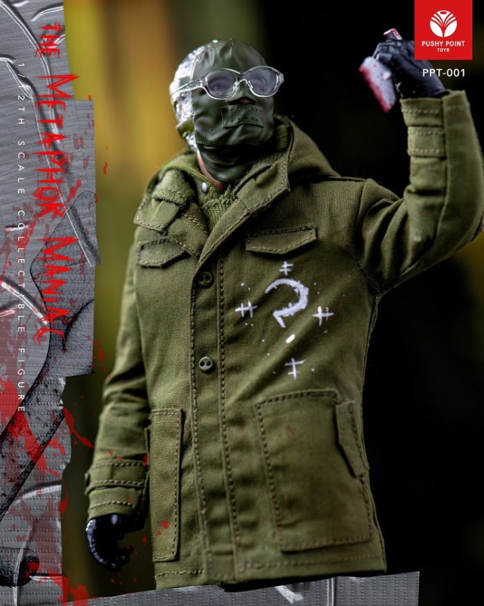 (Pre-order)Pushy Point Toys The Riddler 1/12 Metaphor Maniac Movable Figure PPT-001