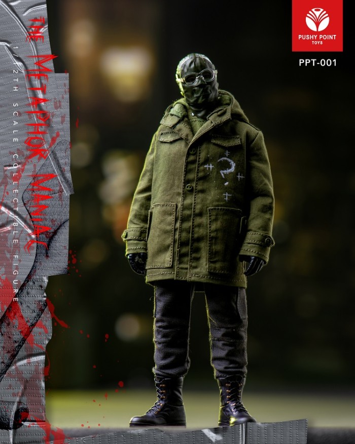 (Pre-order)Pushy Point Toys The Riddler 1/12 Metaphor Maniac Movable Figure PPT-001