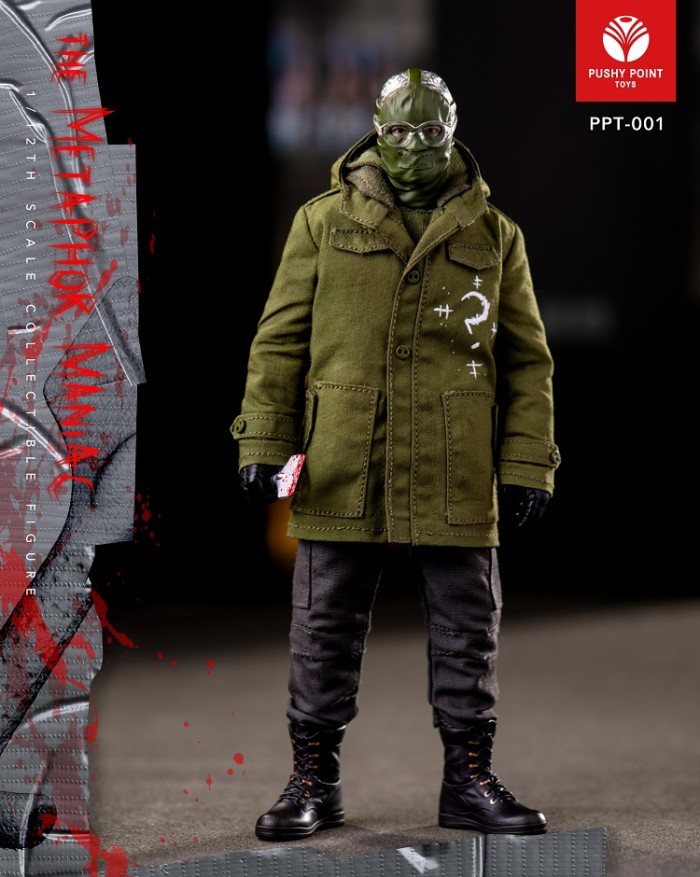 (Pre-order)Pushy Point Toys The Riddler 1/12 Metaphor Maniac Movable Figure PPT-001