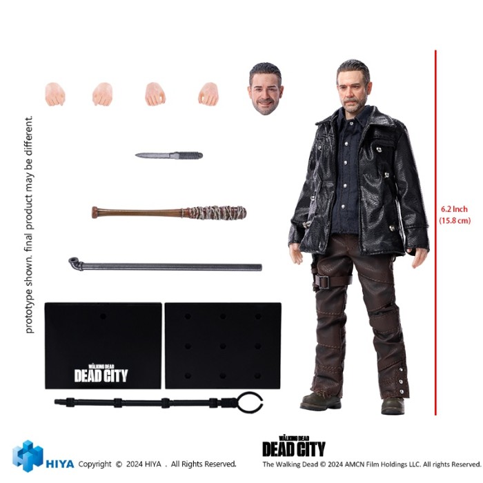 (In Stock)HIYA Walking Dead 1/12 Negan 6 Inch Movable Figure ESW0307