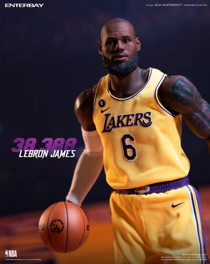 (in stock)Enterbay 1/6 RM-1090 NBA LEBRON JAMES SPECIAL EDITION