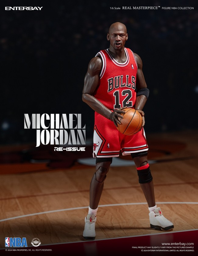 (In Stock)Enterbay NBA 1/6 MICHAEL JORDAN I’M BACK #45 RE-ISSUE LIMITED EDITION RM-1053