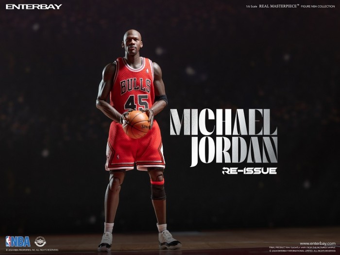 (In Stock)Enterbay NBA 1/6 MICHAEL JORDAN I’M BACK #45 RE-ISSUE LIMITED EDITION RM-1053