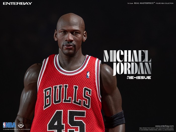 (In Stock)Enterbay NBA 1/6 MICHAEL JORDAN I’M BACK #45 RE-ISSUE LIMITED EDITION RM-1053