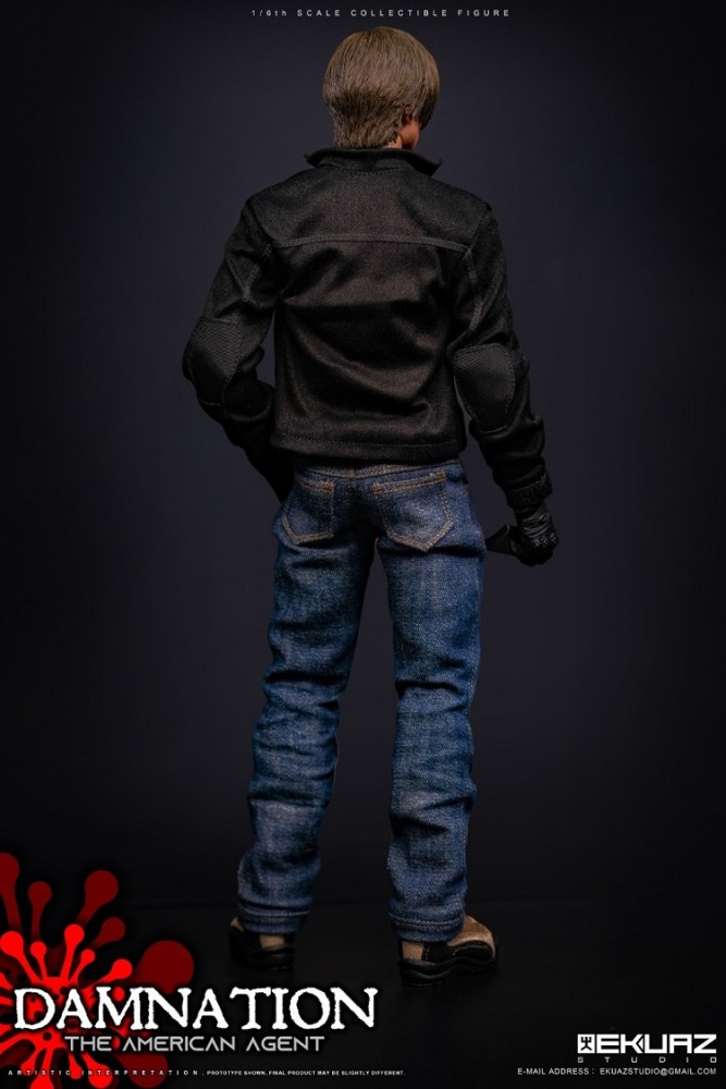 (In Stock)EKUAZ STUDIO EKS09 1/6 DAMNATION - THE AMERICAN AGENT REALISTIC FIGURE