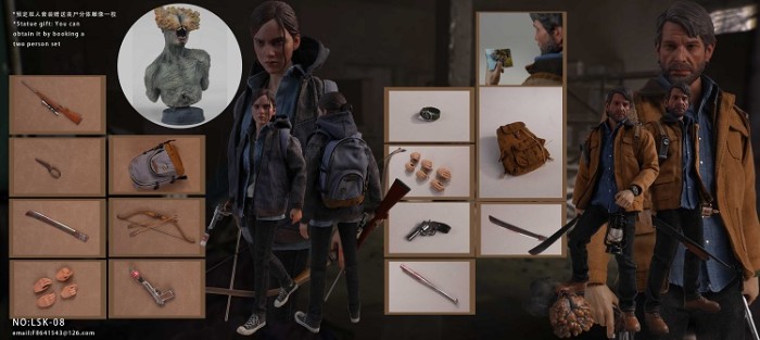 Last of Us 1/6 Realistic Figure JOEL&Ellie LSK-06 LSK-07 LSK-08