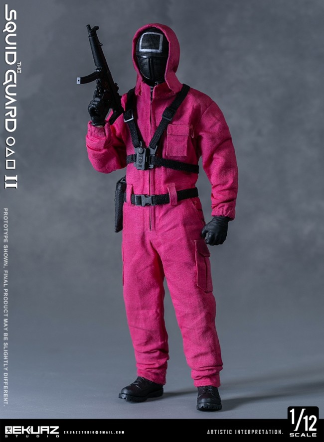 (Pre-order)EKUAZ STUDIO Squid Game EKS08 1/12 The Game Guard II Movable Figure