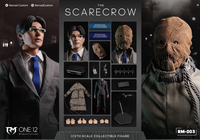 (Pre-order)Remad Custom 1/12 The Scarecrow 6 Inch Movable Figure RM-003