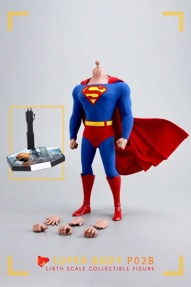 (Pre-order)S Hero 1/6 Action Comics Superman Body Accessories P02B