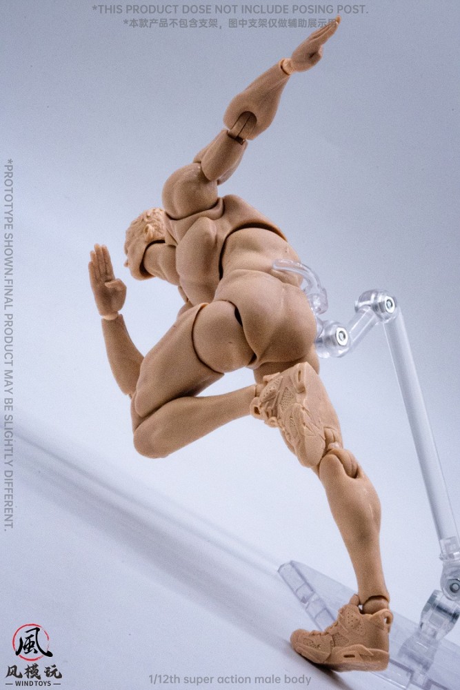 (In Stock)Wind Toys 1/6 Male Nude Body With 3 Colors