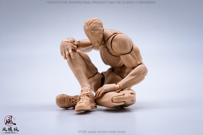 (In Stock)Wind Toys 1/6 Male Nude Body With 3 Colors