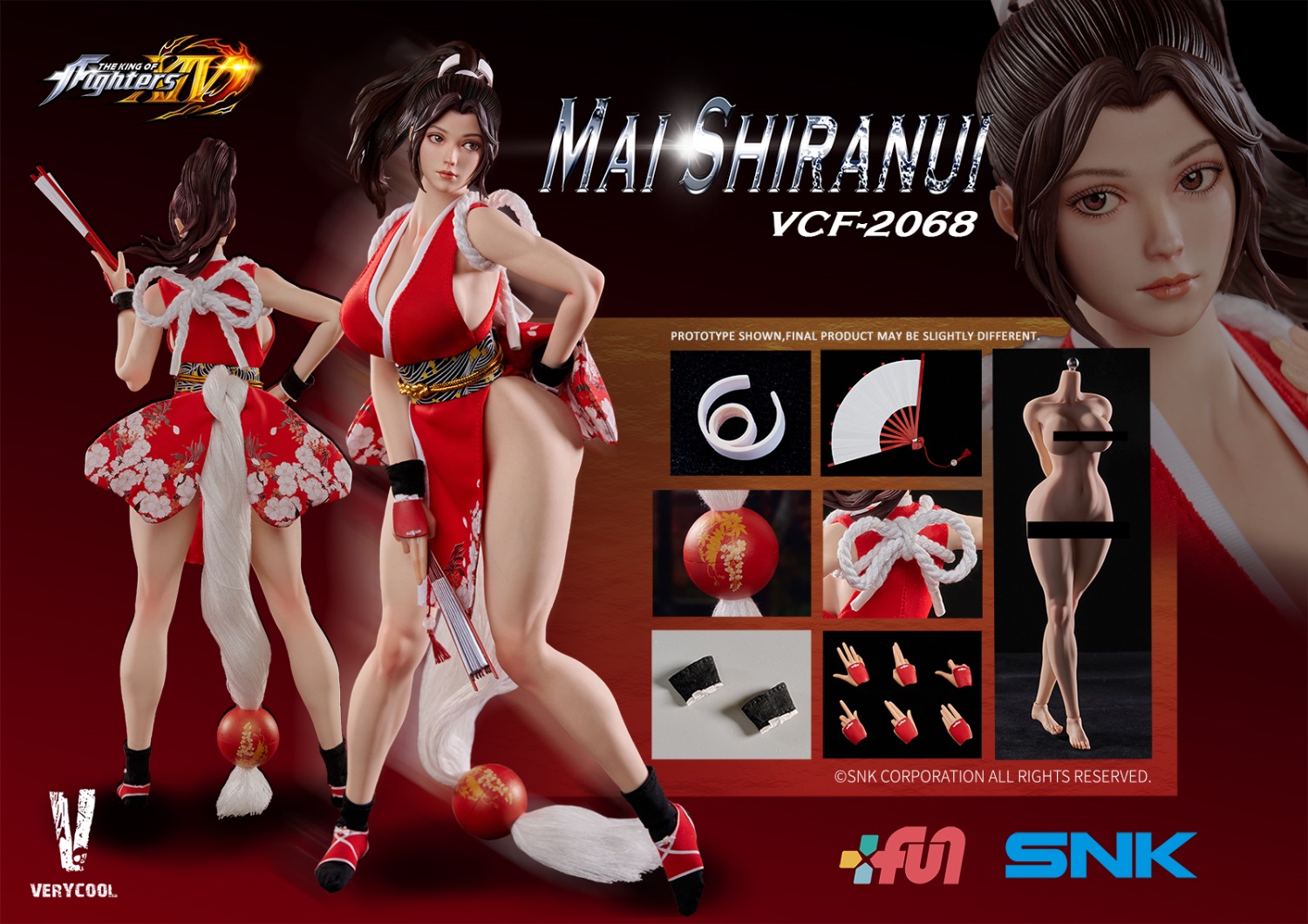 VERYCOOL 1/6 SNK不知火舞 VCF-2068S US$ 30.00 - (Pre-order)VERYCOOL 1/6 The King of Fighters XIV