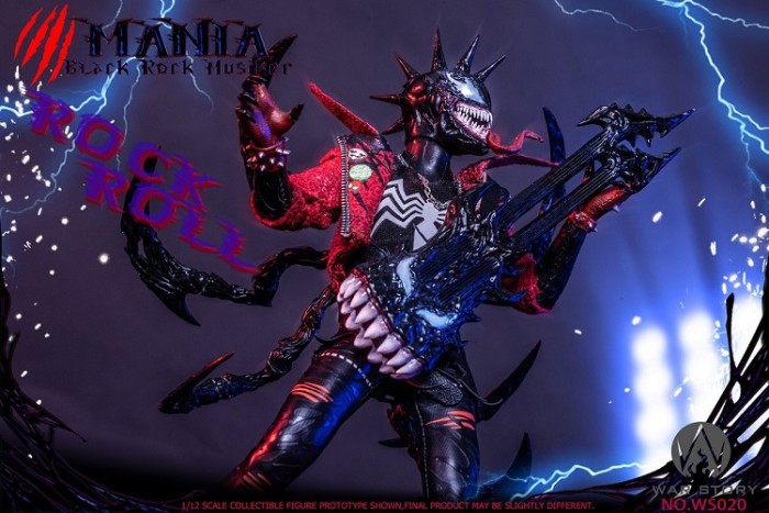 (Pre-order)War Story 1/12 Black Rock Musician Mania Realistic Figure WS020